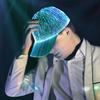 New Led Fiber Luminous Hat Bar Disco Luminous Baseball Cap Hip Hop Couple Flashing Hat