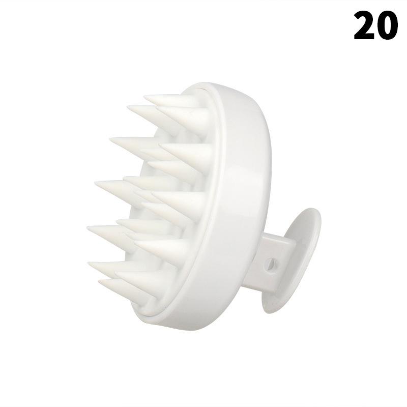 Shampoo Brush Empty Hair Shampoo Bottle With Comb Teeth Salon Treatment Oil Perm Dye Bottle Color Plastic Dry Cleaning Bottle
