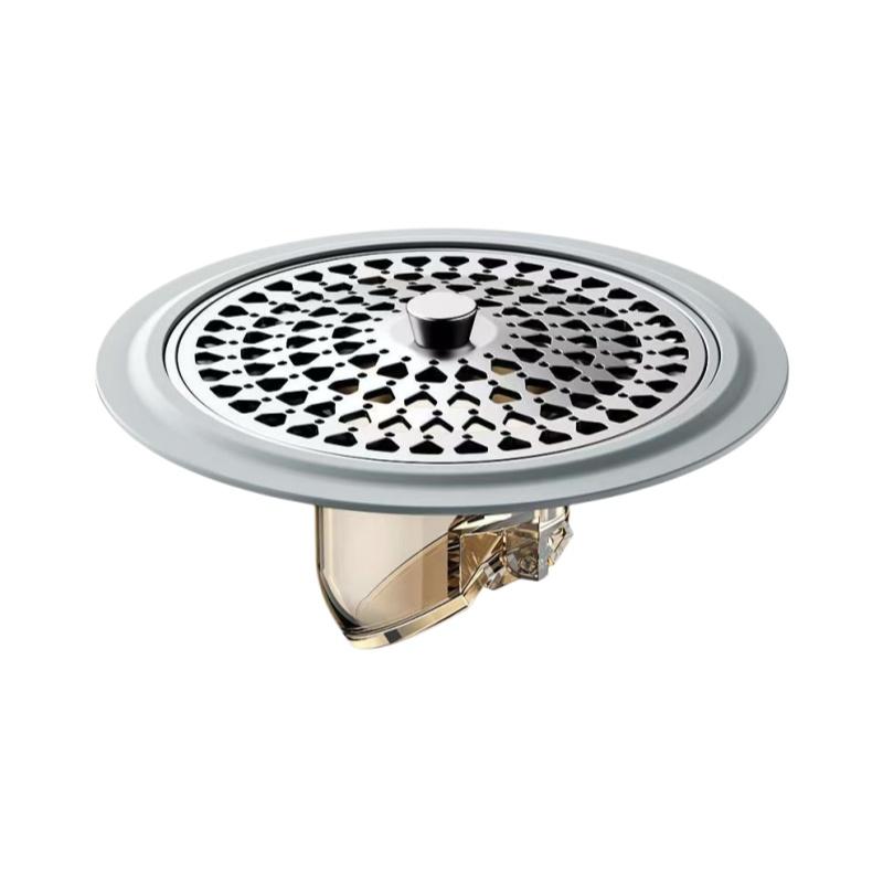 Stainless Steel Floor Drain Strainer Anti Odor Insect Proof Universal Fit for Laundry Bathroom Shower Kitchen