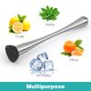 304 Stainless Steel Bartender Tamper 9 Inch Silver