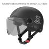 Cartoon Bear Electric Bicycle Helmet With Goggles Universal Half Helmet  Universal