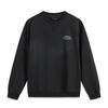 Li Ning Sports Lifestyle Series Letter Round Neck Comfortable Breathable Versatile Casual Loose Sweatshirt Unisex sweatshirt AWDV415-1