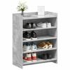 Shoe Cabinet Concrete Grey 73.5 x 36 x 92 cm Particleboard