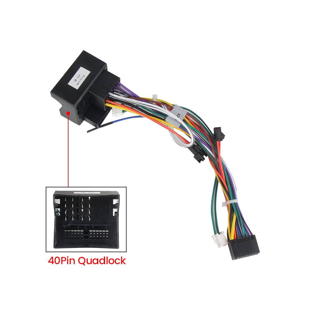 

Canbus Box для Volkswagen Golf 5/6/Polo/Passat/Jetta/Tiguan/Touran/Skoda 40-контактный жгут проводов питания Android Car Radio Multimedia