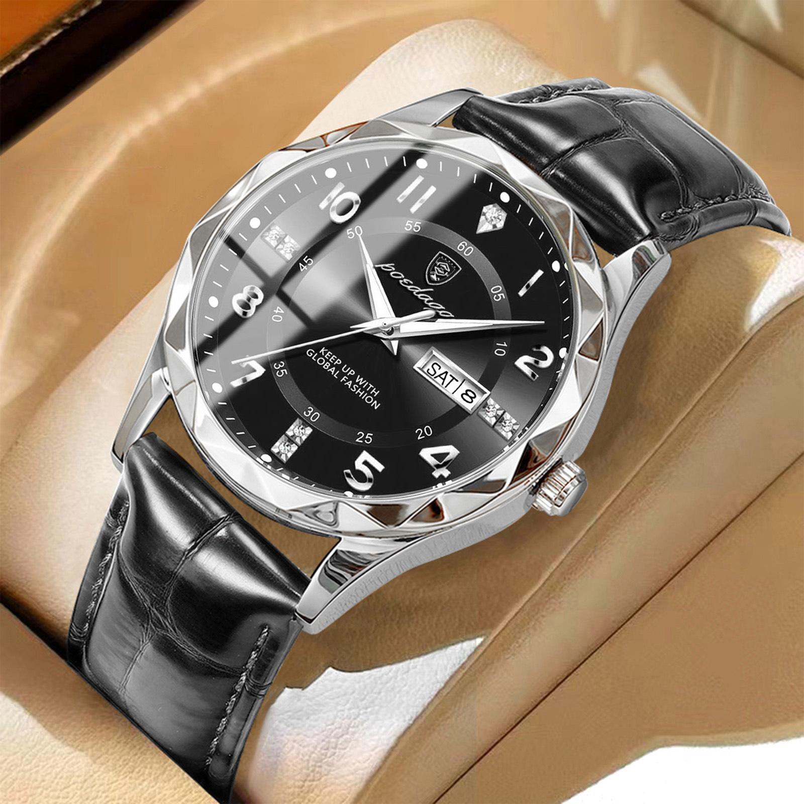 

Men S Watch Belt Waterproof Casual Quartz Watch