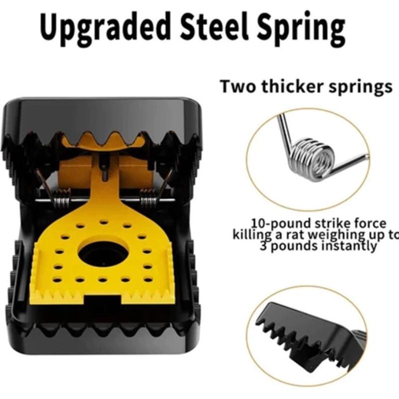 Upgraded Large Mouse Rat Traps Safety High Sensitive Snap Big Plastic Mouse Trap Rodent Catcher