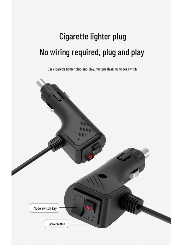 Super Bright Solar School Bus & Construction Safety Signal Light