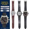 19mm 20mm Für Cartier Roadster W6206018 W6206017 Echtes Leder Uhrenarmband Herren Ersatz Rindsleder Uhrenband Nylon Armband Gürtel