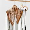 Women S Versatile Fashion Silk Like Square Scarf All Season Sun Protection