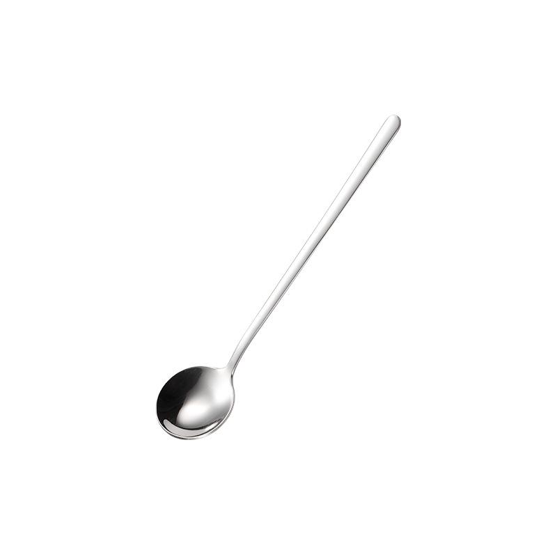 304 Stainless Steel 10cm Short Seasoning Jar Spoon Multi-specification Small Round Spoon Health Products Small Spoon Gift