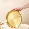 Stainless Steel Round Plate Grape Shaped Fruit Tray for Hotel Eco-Friendly Serving Food Tray