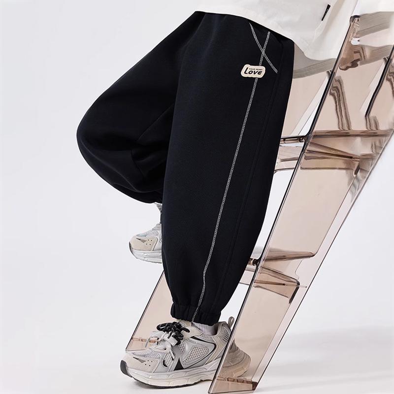 2026 Jungen Frühjahrs- und Herbst-Sweatpants mit lockerem Schnitt - Sportbekleidung für ältere Kinder