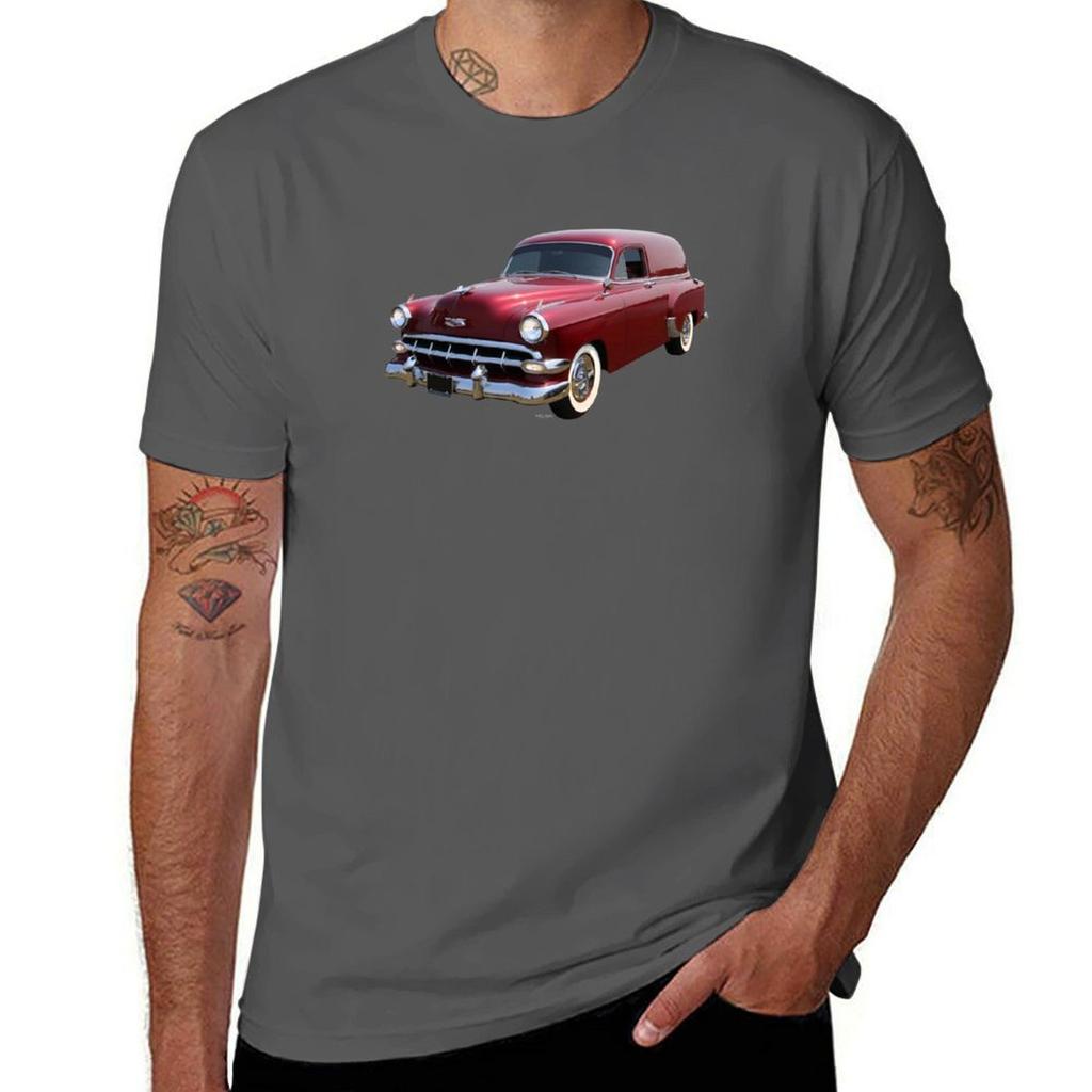 1954 Delivery TShirt Art Pattern Printed Casual Top