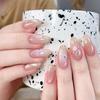 Noste nehty Advanced Kočičí oko Kamínky Francouzská Ručně dělaná Manikúra Nehtová fólie Spice Girl Čistá Touha Umělé nehty