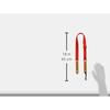 LIVE LINE Ukulele Strap, Acrylic & Cotton, Red, YUS14RED
