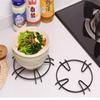Gas Stove Spare Pot Holder Support Pan Stand Cooking Metal Trivet Bowl Holder Rack Kitchen Tools