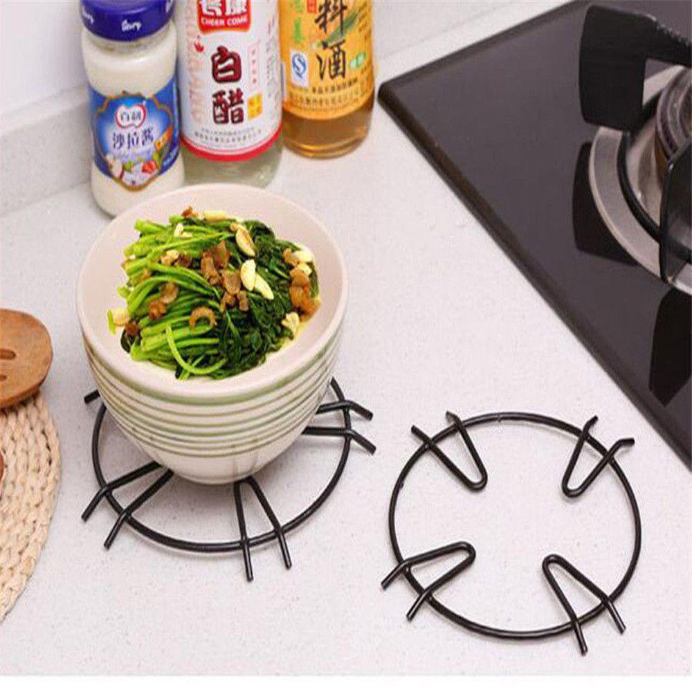 Gas Stove Spare Pot Holder Support Pan Stand Cooking Metal Trivet Bowl Holder Rack Kitchen Tools
