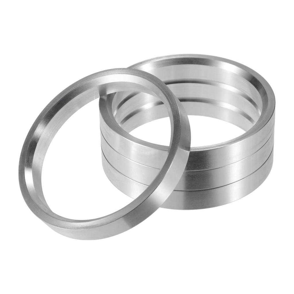 X AUTOHAUX Hub Ring 75-64.1mm Silver 4 Pieces Made of
