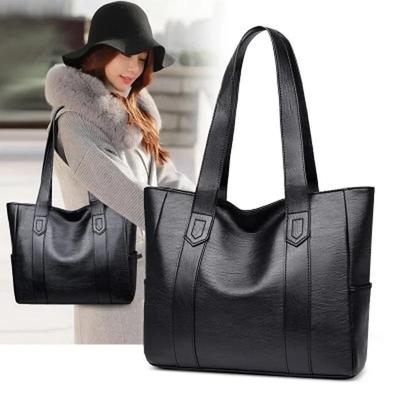 Bolsos de cuero para mujer Bolso de mano de PU para mujer Bolsos de hombro grandes para mujer