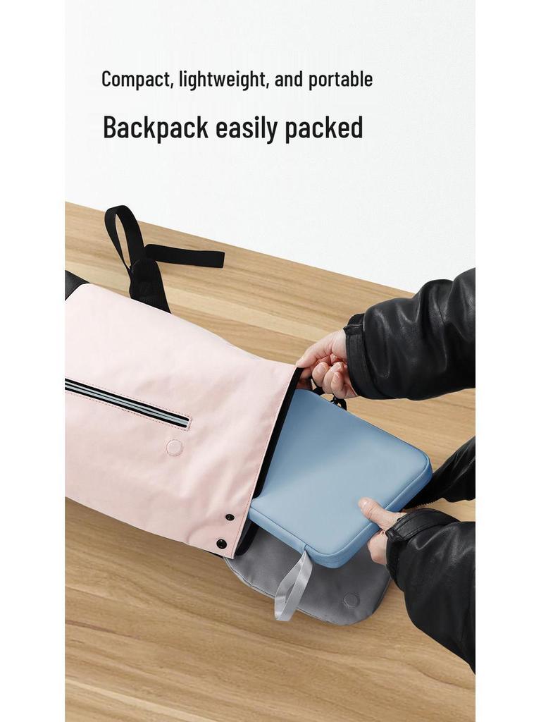 Wasserdichte Leder-Handtasche für Tablet & Laptop – Herren- & Damen-Sturzschutz, tragbare iPad-Aufbewahrung