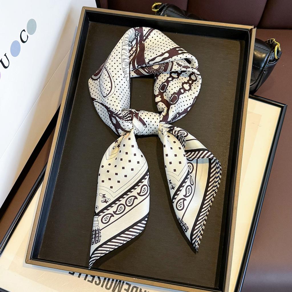 14momme 100% Natural Twill Silk Scarf for Women Neck Tie Double Side Foulard Shawl Square Neckerchief Hijab Bandana Scarves