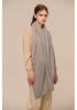 New Solid Color Cashmere Knit Scarf - Fashionable Winter Shawl for Couples