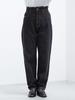 BEAMS HEART Denim Tapered Size Black Women's Pants, M,