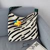 Slouchy Canvas Shoulder Bag for Women with Large Capacity