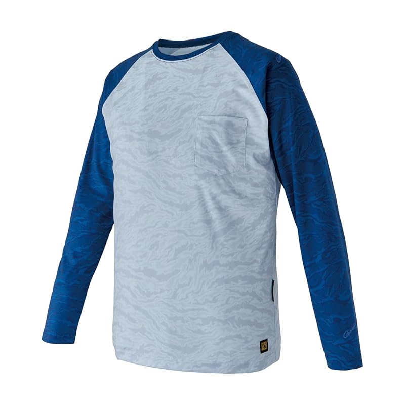 

Gamakatsu NFZ Raglan Sleeve T-shirt GM3730 Navy/Light Gray S