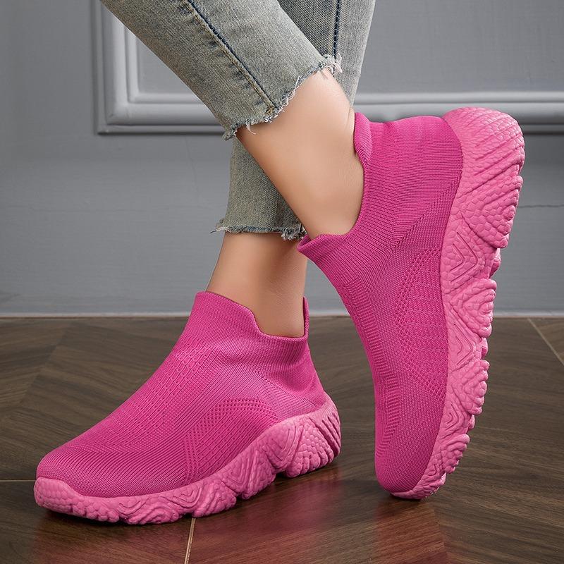 Breathable Women Casual Shoes Lightweight Outdoor Male Walking Shoes Anti-slip Men's Sneakers Slip on Flats Vulcanized Shoes