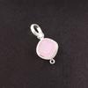 Cushion Rose Chalcedony Stone 925 Silver Birthday Gift Wedding Pendant Jewelry PP-11-15