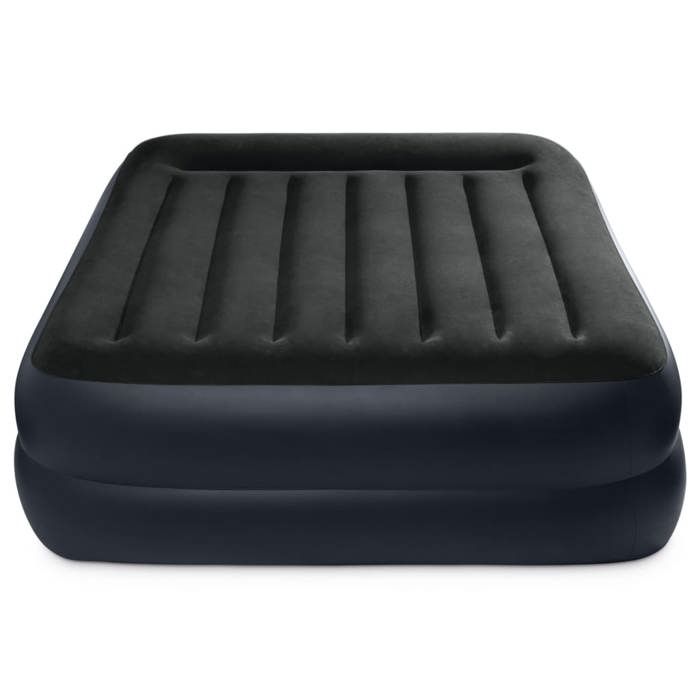 INTEX Luftmadrass 152*203*42 cm REST BED FIBER TECH - Justerbar fasthet - Elektrisk - 2 personer