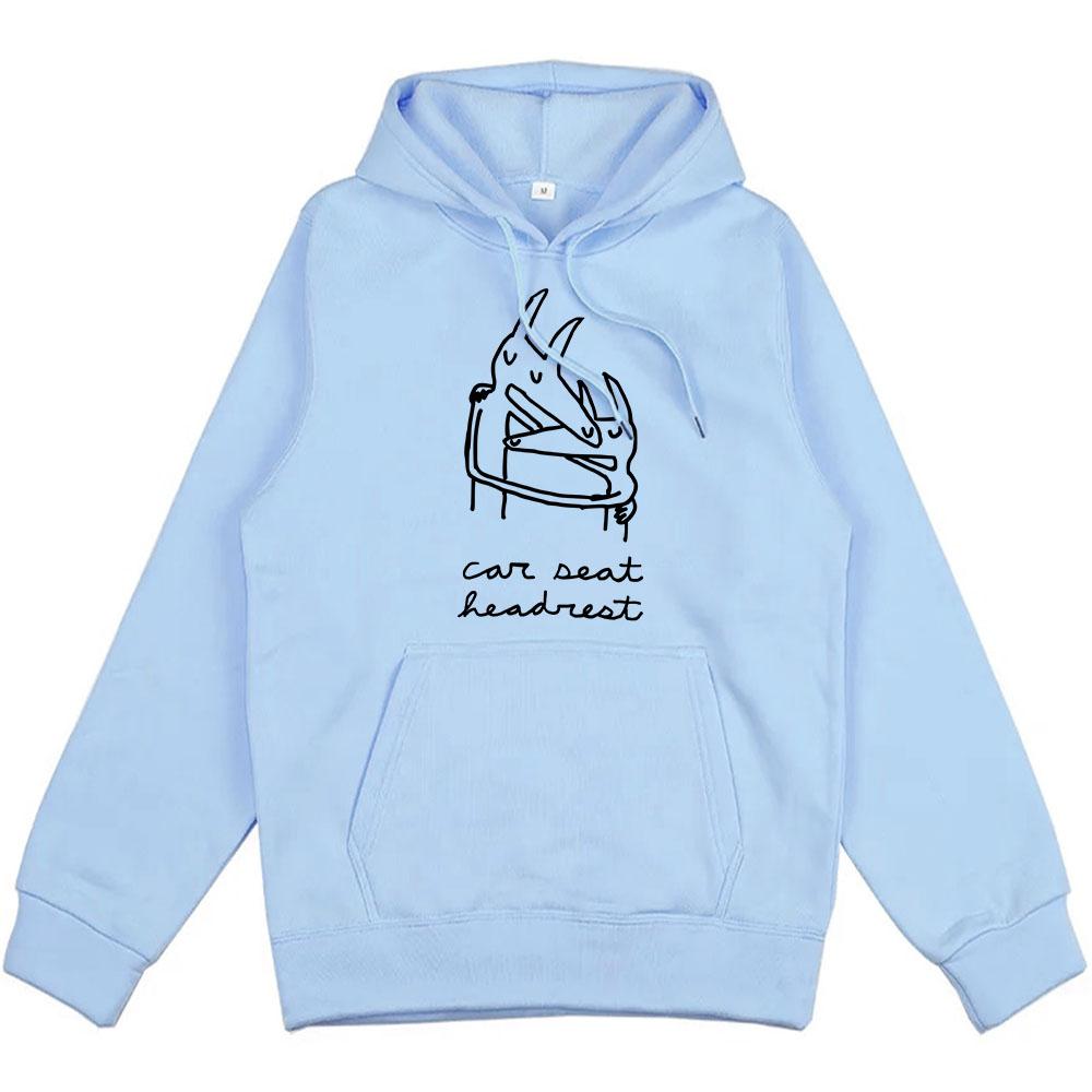 Mikiny s kapucí pro rockovou kapelu s opěrkou hlavy autosedačky, streetwear, unisex, hip hop, pánské/dámské mikiny s dlouhým rukávem, zimní fleecové pulovry