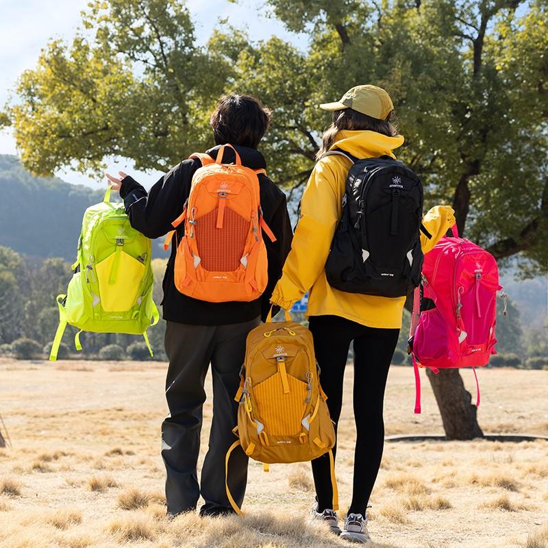 Unisex Lightweight Outdoor Hiking Backpack, Large Capacity Nylon Durable Travel Backpack, Short Distance Camping Backpack