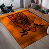 Hull City AFC Flannel Printed Carpet, Home Sofa Decoration for Living Room & Bedroom, Non‑Slip Play Flannel Floor Mat for Game Room