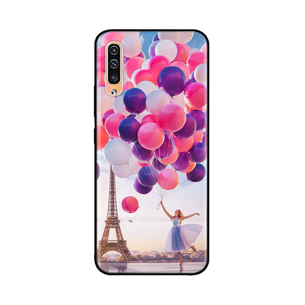 For Samsung Galaxy A50 A50S A30S Case Soft Black Silicone Back Cover Phone Case For Samsung A 50 A 50 30 S Fundas Coque Bumper