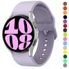 Silicone Strap For Samsung Galaxy Watch 7 6 5 4 FE 44mm 40mm 5 Pro 45mm Sport Band 20mm No Gap Bracelet Galaxy Watch 6-4 Classic 3
