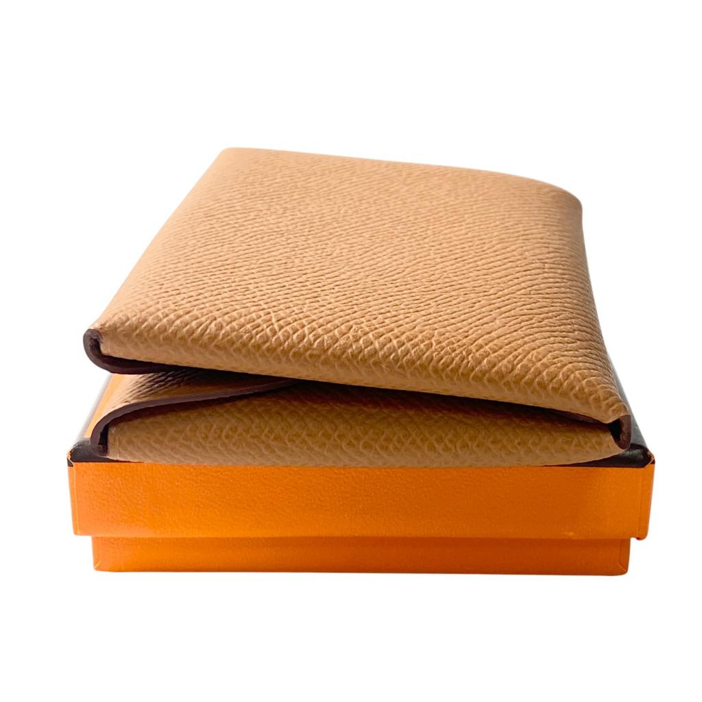 Used HERMESCoin Case Gold Women