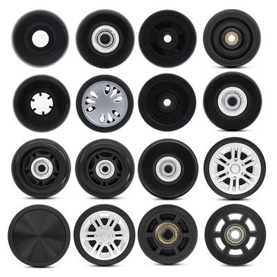 1 pieza de ruedas giratorias de repuesto para maletas, accesorios de reparación, ruedas silenciosas para bolsos de viaje