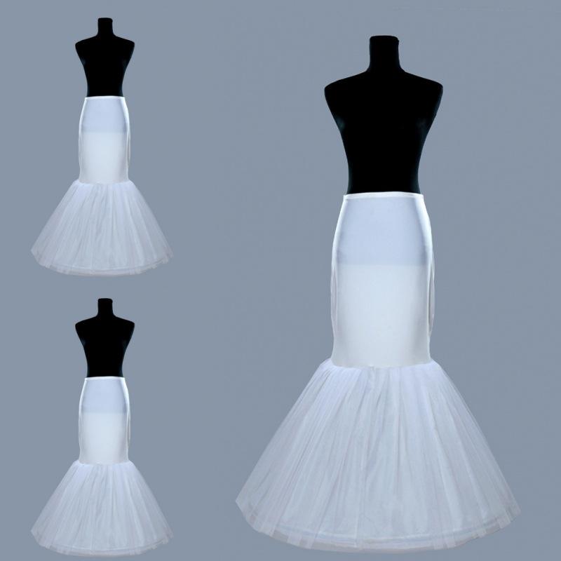 Fishtail Hochzeitskleid Petticoat Rock mit elastischem Korsett und Stahlring Unterstützung