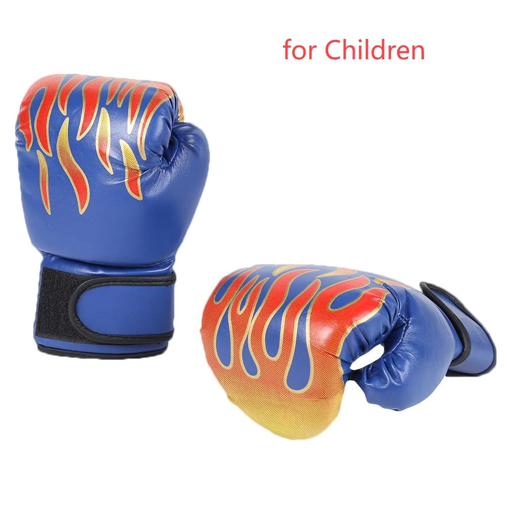 PU Boxing Gloves Fighting Kick Boxing Gloves Karate Muay Thai Training Workout Kickboxing Gloves Taekwondo Protector Adult Child