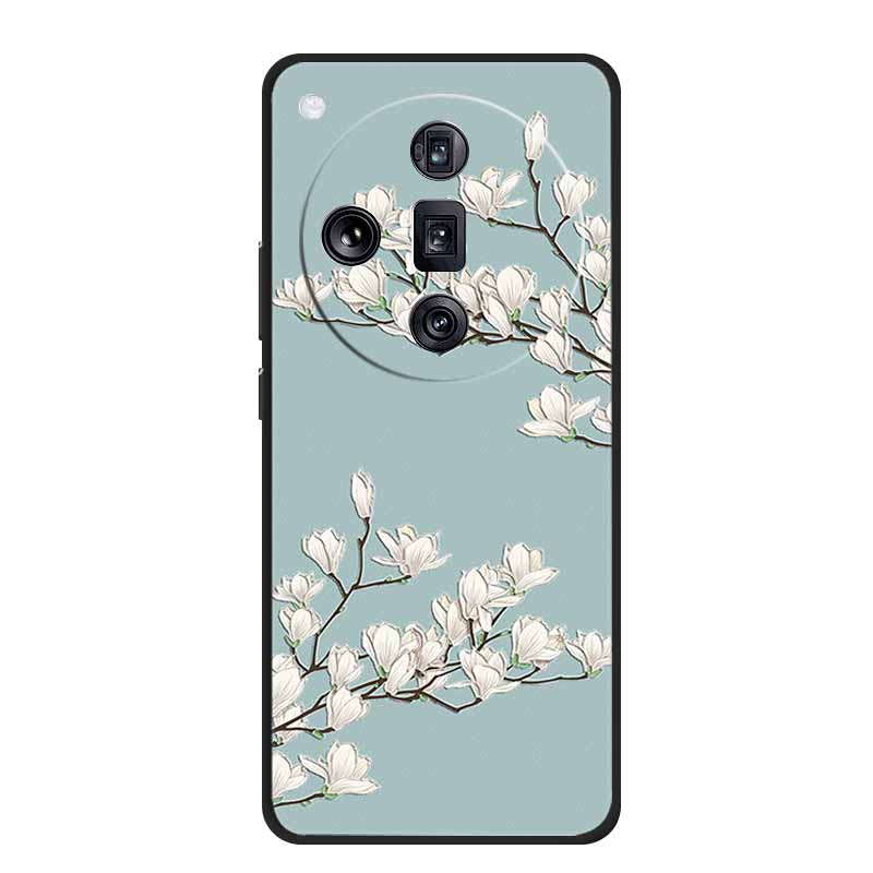 3D Emboss Case For OPPO Find X7 Ultra Phone Case Relief Black Silicone Soft Back Cover Coque For OPPO Find X7 Ultra Cases Fundas