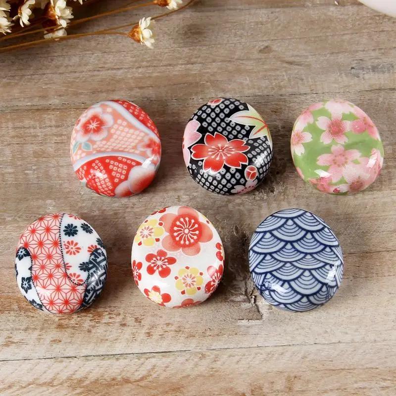 1-3pcs 6 Style Chopstick Rest Japanese Chopsticks Ceramic Decorative  Holder Rack Spoon Fork Kitchen Tools Tableware Accessories