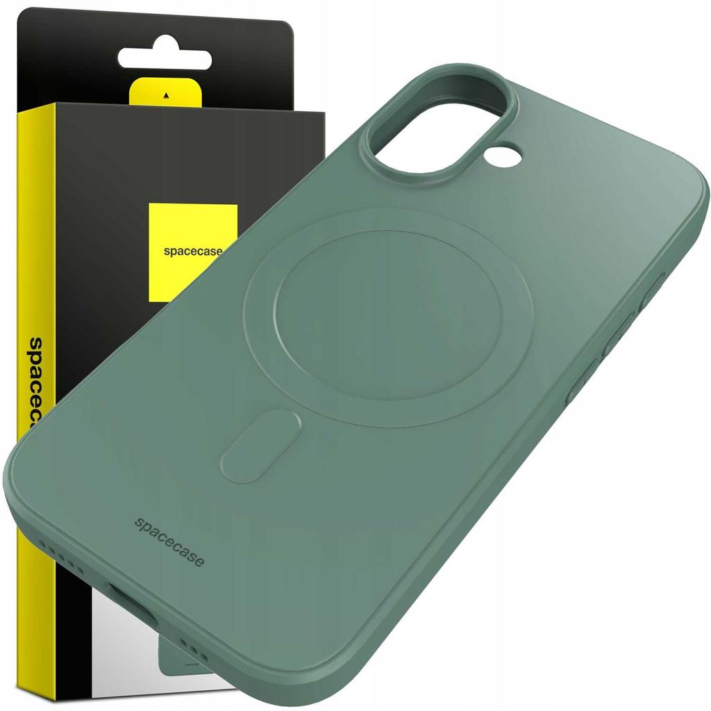 Sc Silicone Magnetic Case Iphone 16 Dark Green