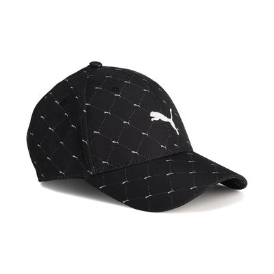 Boné de Golfe Golf W CAT Argyle AOP CAP Puma Black Feminino