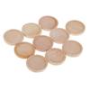 3x10 Pcs Stone Base Support Blank Round Setting Base Charm Cabochon Wood - 25 mm