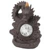 Dragon Backflow Incense Burner Ornament Red Porcelain Creative LED Light Home Decoration