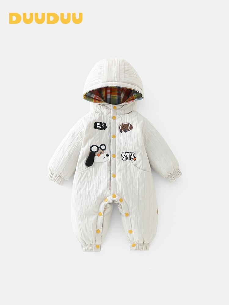 DUUDUU Reversible Baby Cotton Padded Romper 2025 - Newborn A-Class Jumpsuit