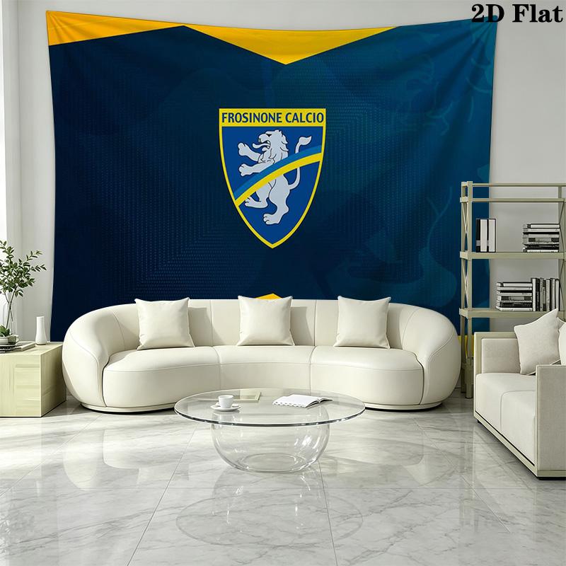 Frosinone Calcio Wall Tapestry Aesthetic Wall Hanging Printed Fabric Blanket Decorative Tapestries for Bedroom Living Room Home Decor