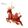 Durable Acrylic Hanging Decorations Galloping Goat Ornament, 2D Flat Pendant, New Year Christmas Gift for Friends Decoration Tree, Mantel, Festive